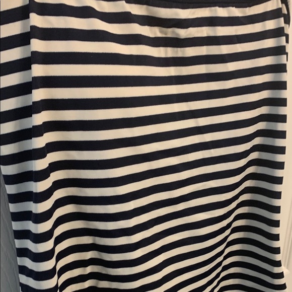 Tommy Hilfiger Navy and White Striped Women's Swim Top size S Halter Tie Detail - Picture 2 of 5